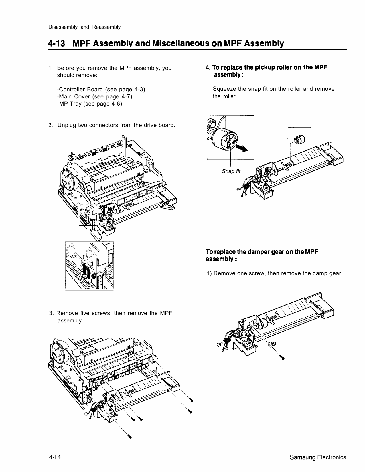 Samsung Laser-Printer ML-6100 Parts and Service Manual-3